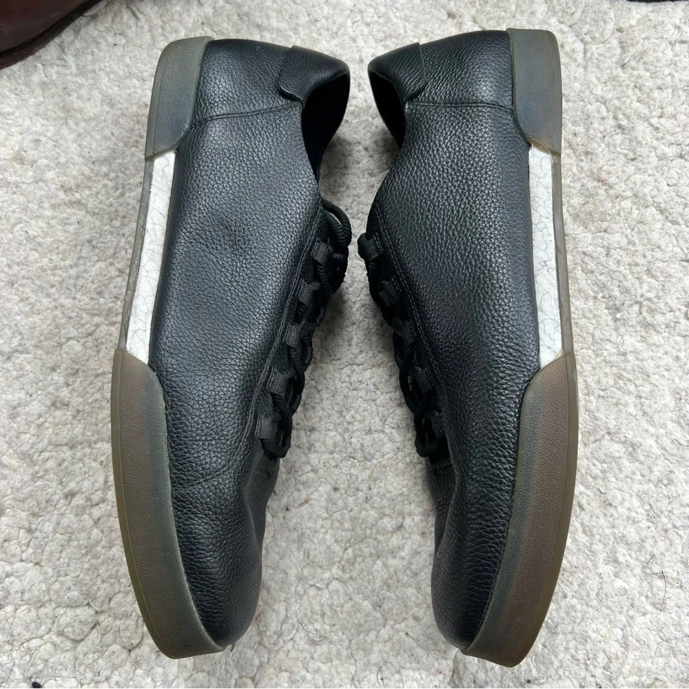 Dr. Scholl's Shoes Men's Pebble Black Leather Nikola Sneakers Size 12M - Picture 3 of 12